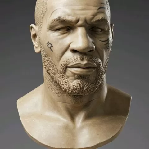 Mike Tyson bust