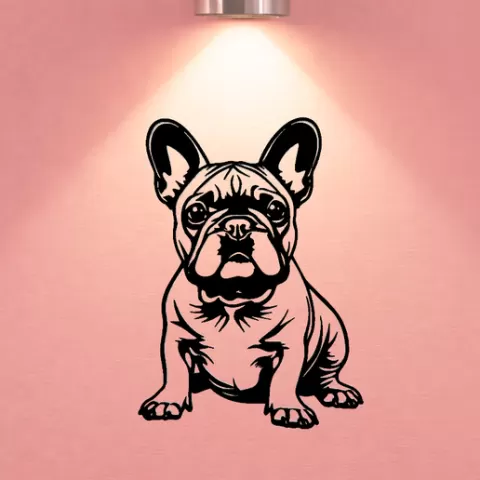 Mural dog