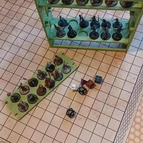 Modular Display & Quick-Deploy Rack for DnD & TTRPG