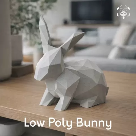 Low Poly Bunny (Easter) - Vinors3DLab