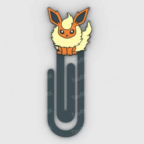 Paperclip FLAREON - bookmark - TeoRk
