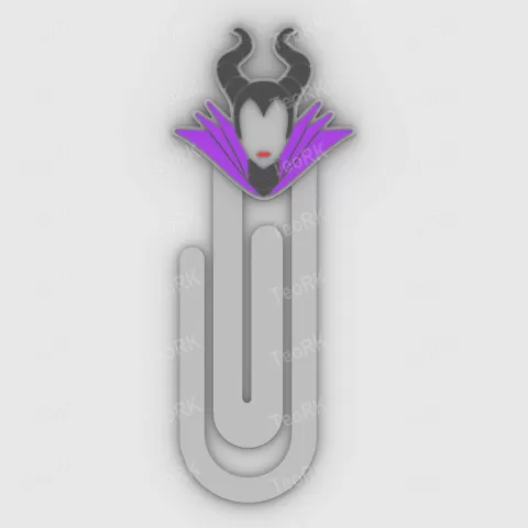 Paperclip MALEFICENT - bookmark - TeoRk