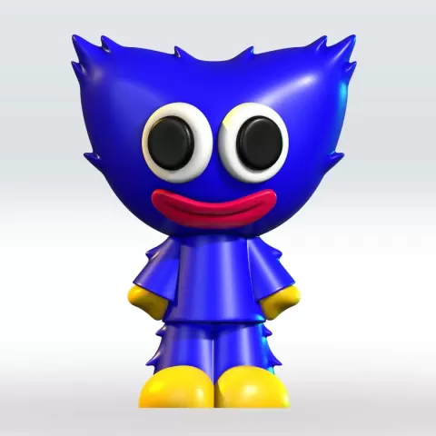 Huggy waggy Poppy Playtime 5 STL 3D Model 3mf Fanart - FnFLab