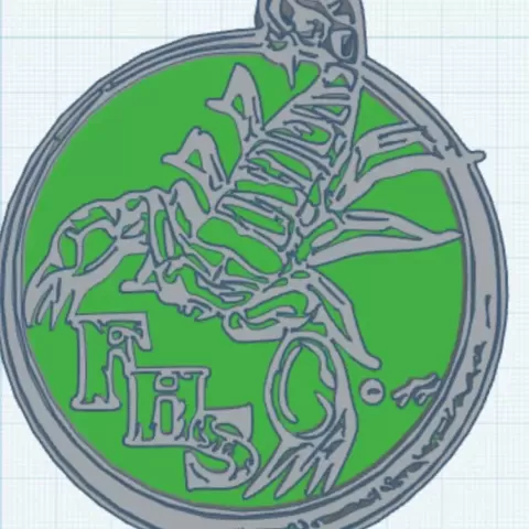 Scorpion Medallion - Blake Velasquez