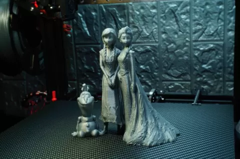Olaf with Anna and Elsa Support Free Set