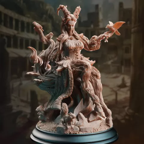 Mother of the Fey Faun Goddess - Renmaeth by DM Stash