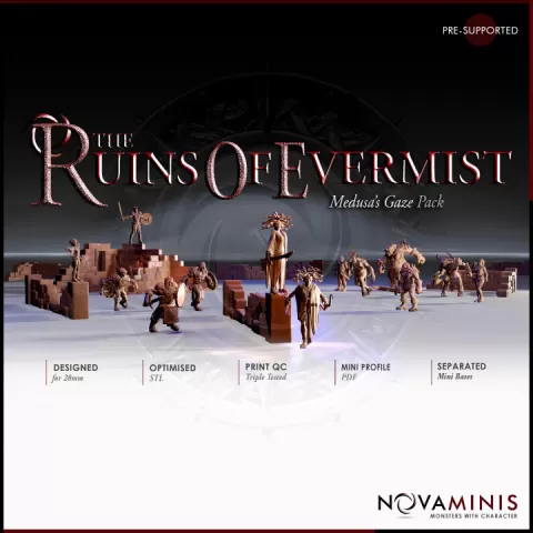 The Ruins of Evermist: Medusa's Gaze by NovaMinis