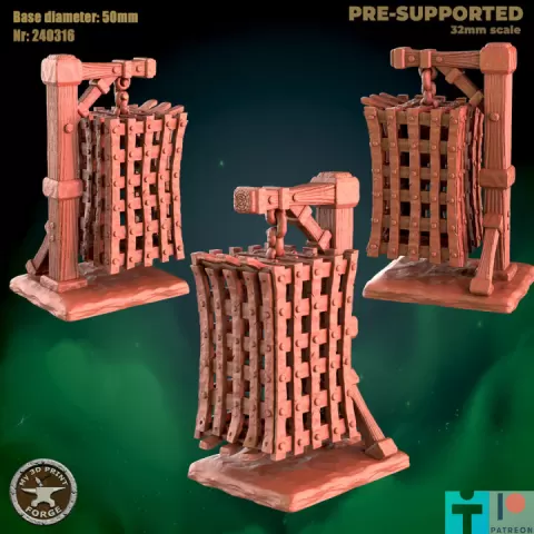 The Cage with open door by My3DPrintForge