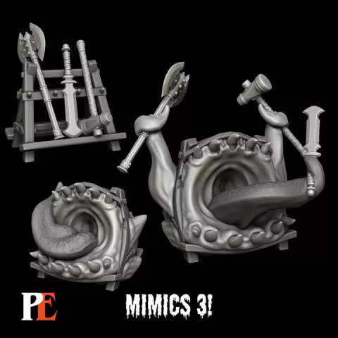 Weapon Rack Mimic by Printed Encounter