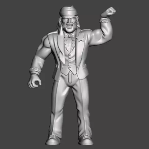 Jesse the Body Ventura – Retro LJN Style 3D Printable Wrestling Figure | STL Model