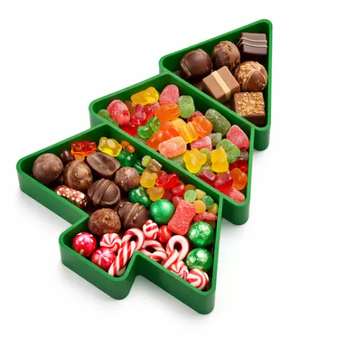 Christmas tree–shaped organizer
