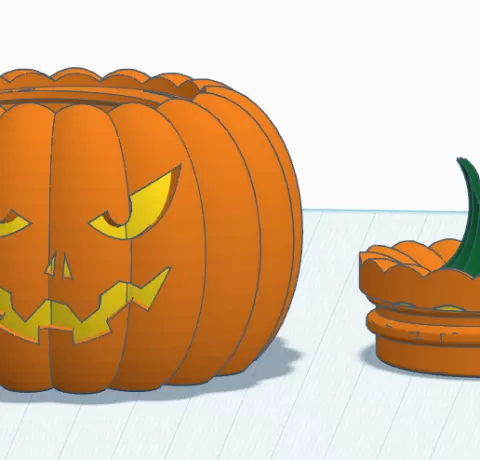 Pumpkin Stash Container