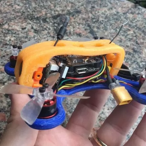 papacapim 105 - frame for micro brushless racer drone