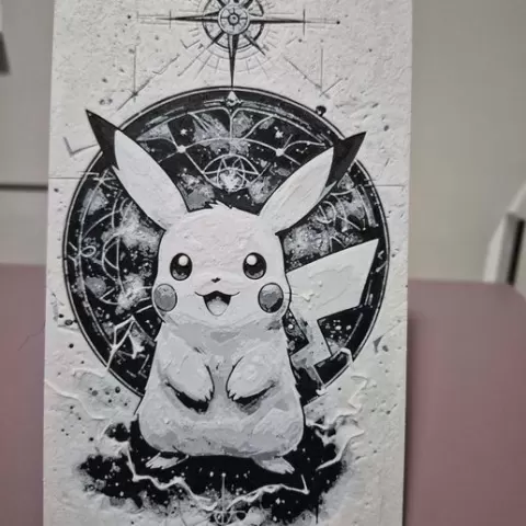 Hueforge Pikachu without AMS