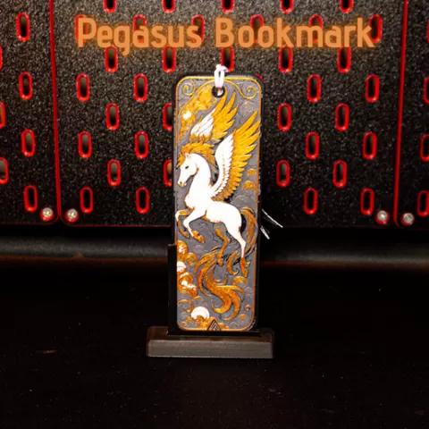 Pegasus Bookmark - Hueforge
