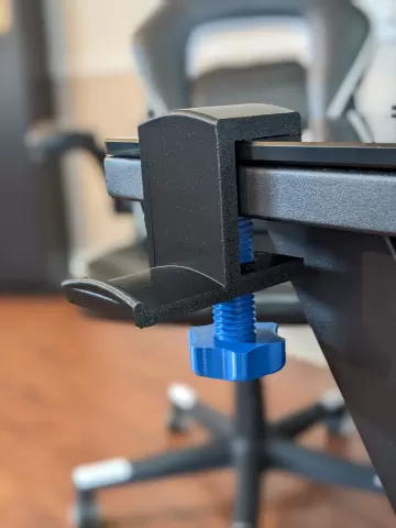 Headset desk-side hanger