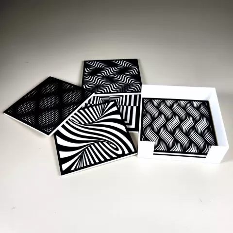 Coaster Box (Optical illusion set)