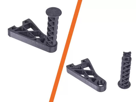 Enclosure spool holder - base
