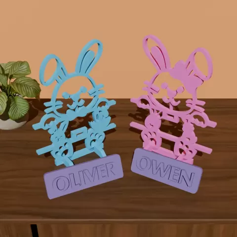 Easter Egg Name Frame