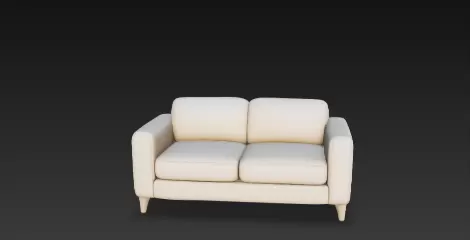 sofá simples - Diamond3D