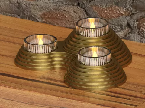 Tealight Candle Holder - TridiStudium