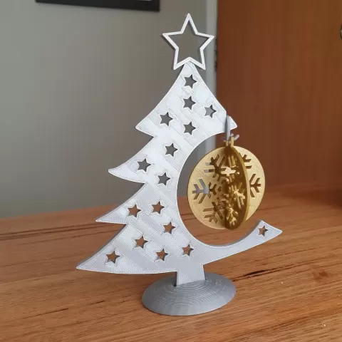 Snowflake Christmas Bauble