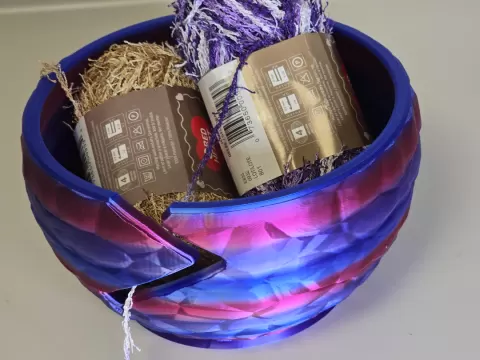 Rock Crystal Yarn Bowl
