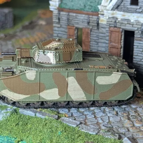 40M Turan I (40mm gun)+41M Turan II (75mm gun) + 3 Tankmen (Hungary, WW2) by Wargame3d