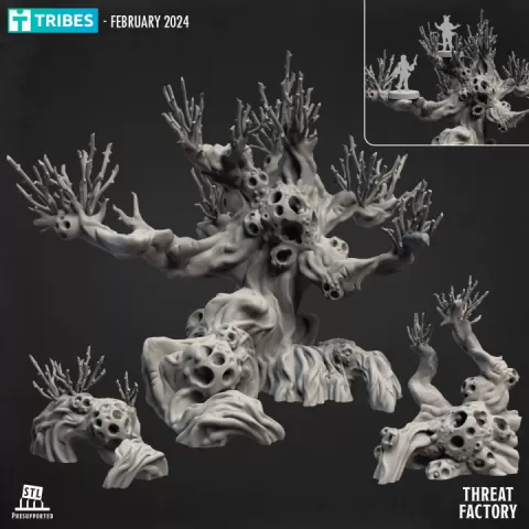 Corrupted dead trees by Threat Factory