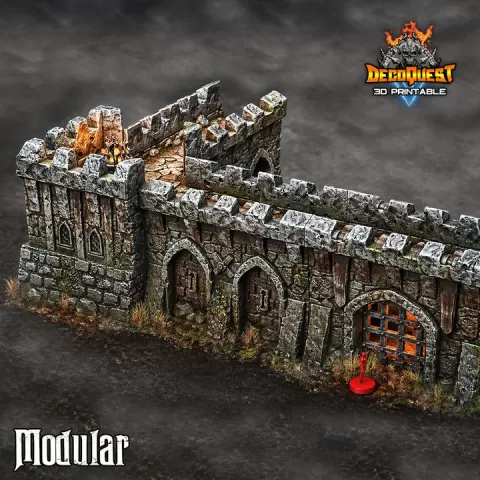 Medieval Town walls by DecoQuest Workshop