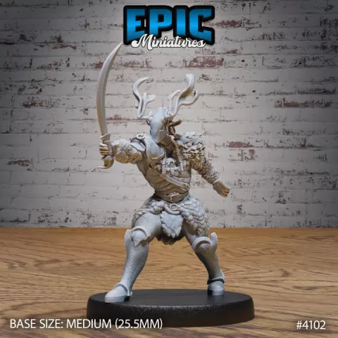 Woodland Knight Attack / Nature Guard / Mysterious Warrior / Beast Tamer / Magic Fighter / Forest Army by Epic-Miniatures