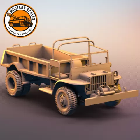 Ford GTB 4x4 truck, Burma Jeep Cargo by MilitaryScales