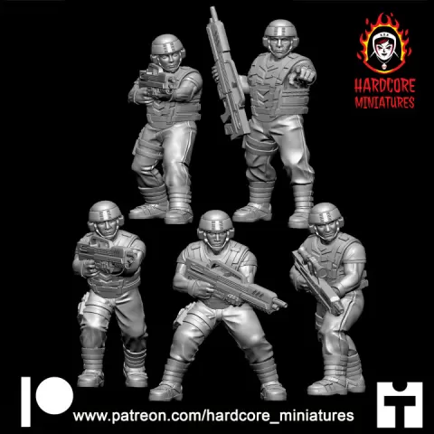 Dropship Troopers by Hardcore Miniatures