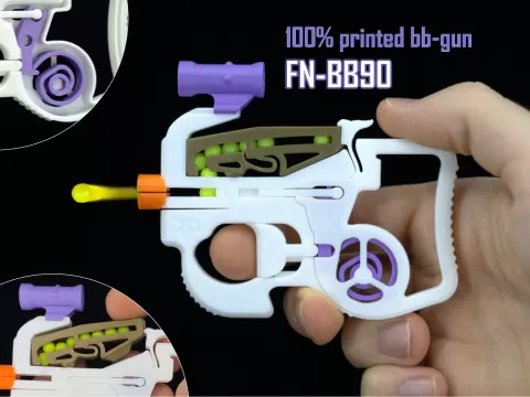 FN-BB90 | BB-Gun | interchangable magazine | scope
