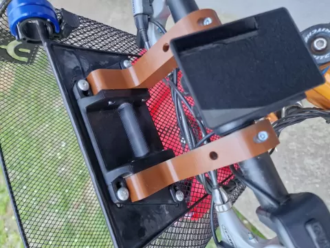 Bicycle basket mount