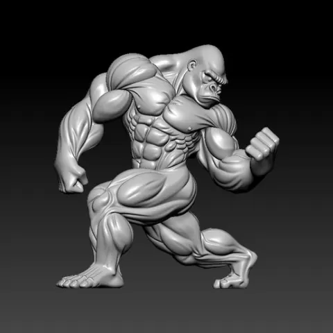 Monkey model - Kingkong statue Urban vibes