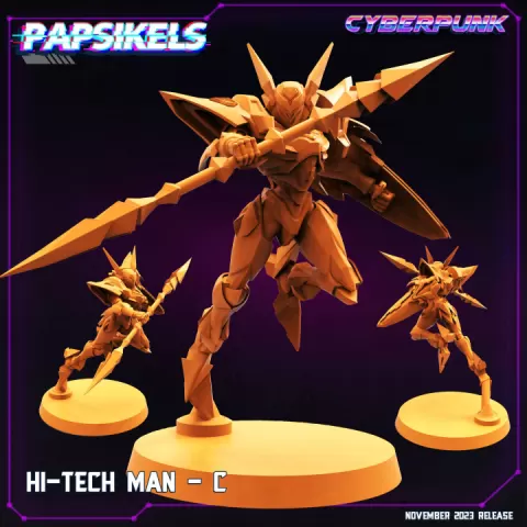 Hi TECH MAN - C by PAPSIKELS MINIATURES