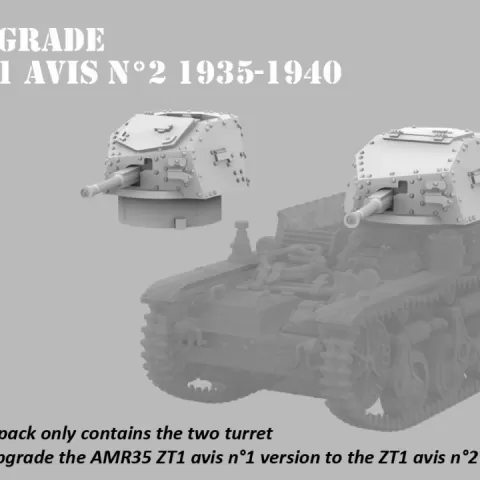 Upgrade AMR35 ZT1 avais n°1 to ZT1 avais n°2 by Counlane Models