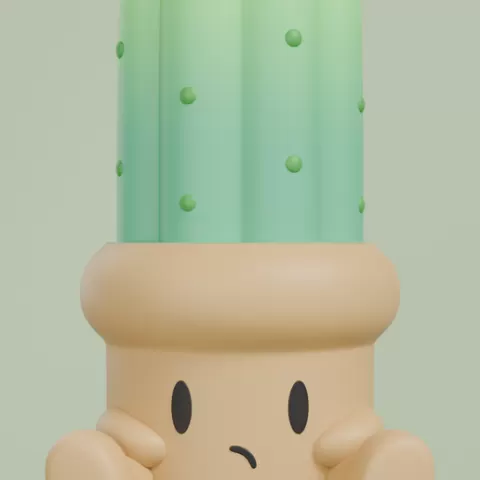 Captus Face Pot 1
