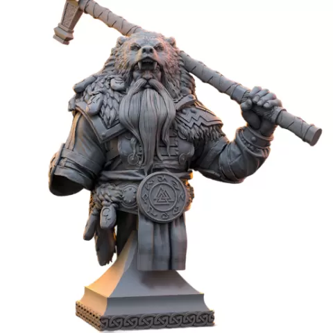 Ragnar Wolfslayer Bust