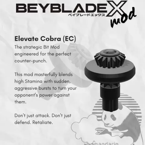 Beyblade X Bit Mod Elevate Cobra (EC)