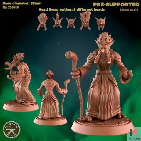 Starting Gear Troll Mage Two Models by My3DPrintForge