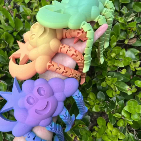 Articulated Sleepy Cloud by Biskuits