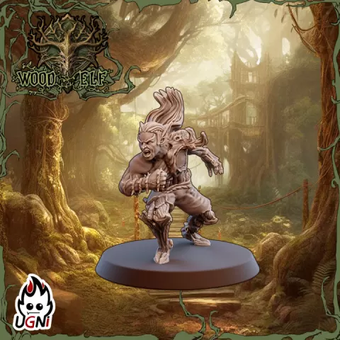 Elf Lineman #05 - Wood Elf - Fantasy Football by UGNI Miniatures