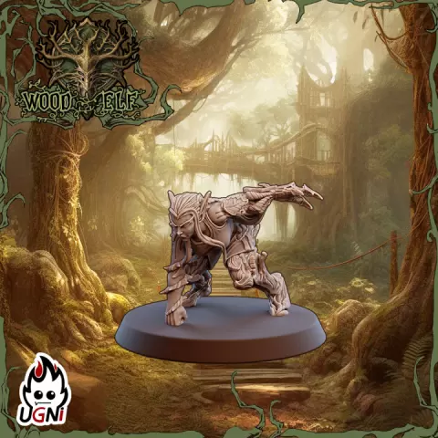Elf Linewomen #08 - Wood Elf - Fantasy Football by UGNI Miniatures
