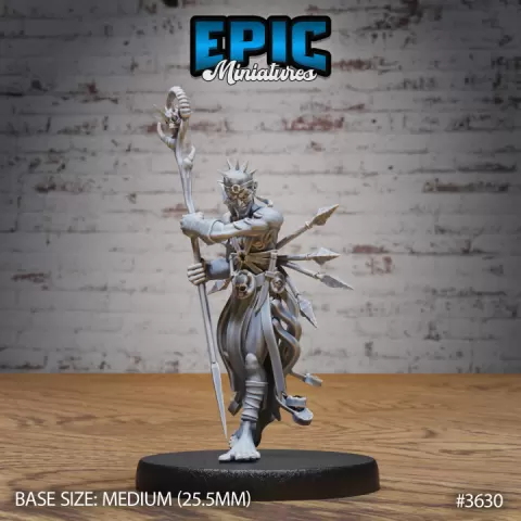Old Heretic / Arctic Warrior / Frozen Humanoid / Snow Fighter / Wildling / Ice Age Encounter by Epic-Miniatures