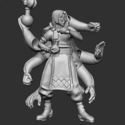 Holostars Magni Dezmond Fan Sculpt 32mm Scale by Avisen's Creations