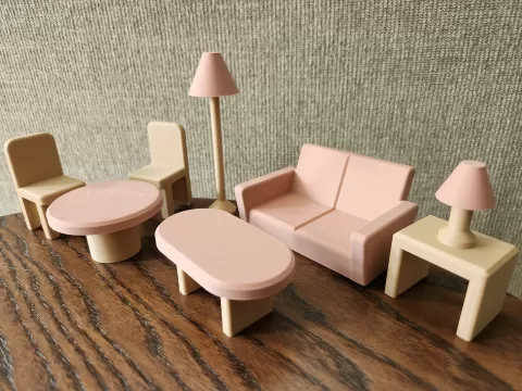 Dollhouse Furniture Play Set
