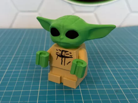 Grogu AKA Baby Yoda - Big Brick 500% - Mandalorian
