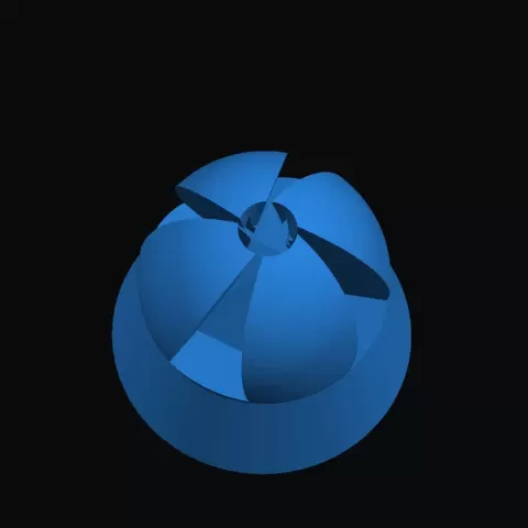 22 exploding sphere